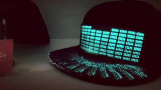 New Led Hat - Light Up Snapback - Future Led Cap Equalizer Style Bboy Freestyle Hat Dancer Hat