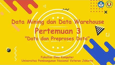 Data dan Preproses Data - Data Mining - Python