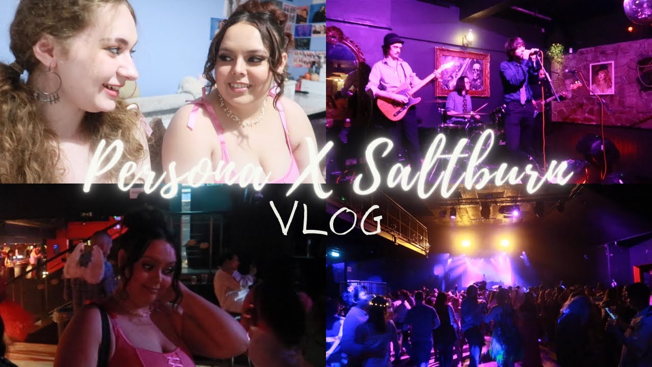 GO OUT WITH US: LONDON TO SALTBURN EDITION || Ace Persona Gig + Saltburn Party Vlog || Rhi & AJ