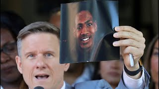 Akron Police hold news conference on Black driver shot dozens of times