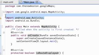 Android Application Development Tutorial   131   Displaying the MapView   YouTube