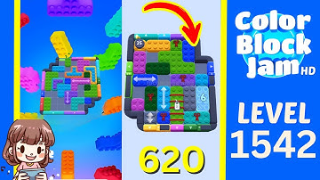 Color Block Jam Level 620 (1542) Solution Walkthrough