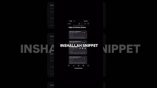 Celebrity Bashfortheworld - Inshallah (snippet) Wealth