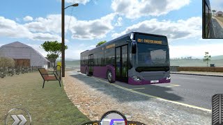 Bus Driving Simulator_City roads Texas_A Nice game play screenshot 5
