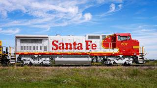 The Santa Fe Superfleet Lives Again! ATSF 537 Back in Red & Silver Warbonnet