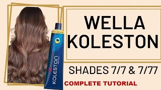 Wella Hair Color Tutorial - for more tutorial on Wella Color follow us