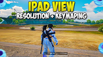 How To Get IPAD VIEW In PUBG MOBILE On Gameloop Emulator | Resolution & Keymapping Full Guide