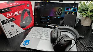 HyperX Cloud III wireless gaming headphones unboxing #HyperX