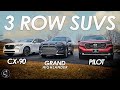 Suvs compared  mazda cx90 vs honda pilot vs grand highlander