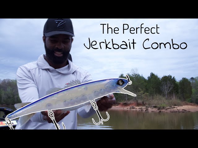 Spring Time Jerkbait Fishing ( The Perfect Jerkbait Rod and Reel