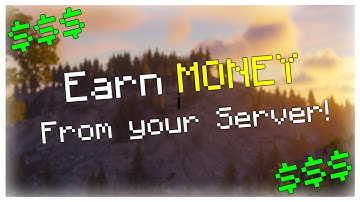How to make Money from your Minecraft Server!