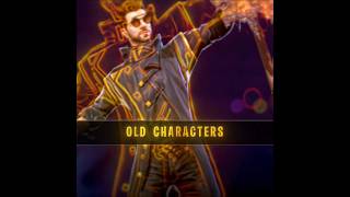 NEW VS OLD FF CHARECTORS 💥🍷🗿#freefire #ff #ffshorts #oldvideo #ffcharacters