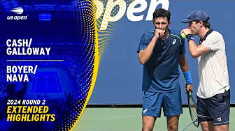Cash/Galloway vs. Boyer/Nava Extended Highlights | 2024 US Open Round 2 thumbnail