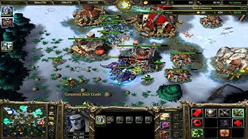 4v4 Random Team #60 Warcraft 3 The Frozen Throne Battle net Multiplayer Commentary