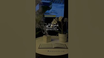 إن الله وملائكته يصلون على النبي - مقتطفات من سورة الأحزاب بصوت القارئ نبيل الرفاعي