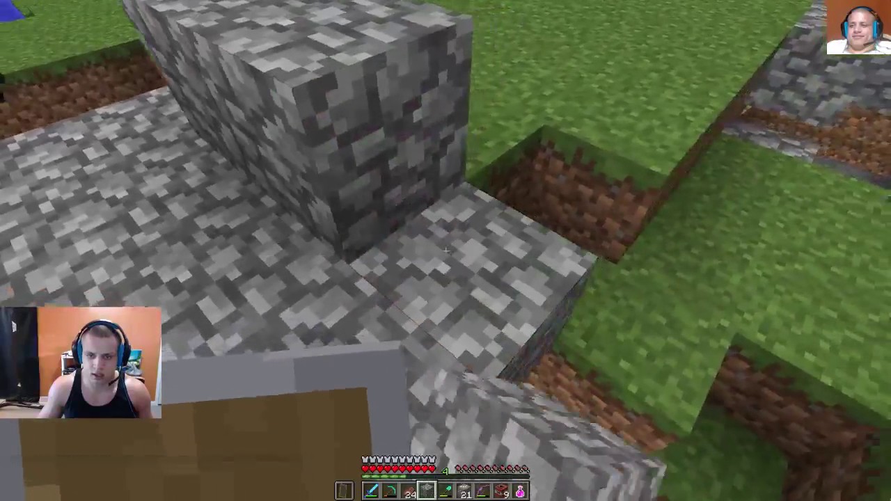 Tyler1 играет в Minecraft с Greekgodx (часть 1) [VOD: 20 апреля 2017 г.]