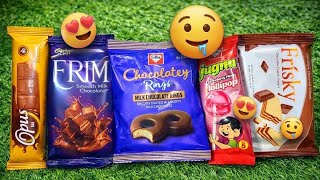 Satisfying Asmr Candy Unboxing Giant Sweets Chocolate Rainbow Lollipops Candy Cutting Asmr Sounds