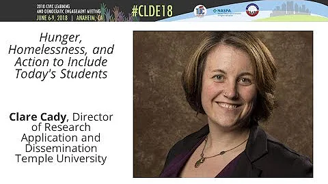 #CLDE18: Hunger, Homelessness and Action to Includ...