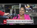 Pasajera afectada por los bloqueos, no puede llevar medicamentos hasta Cochabamba