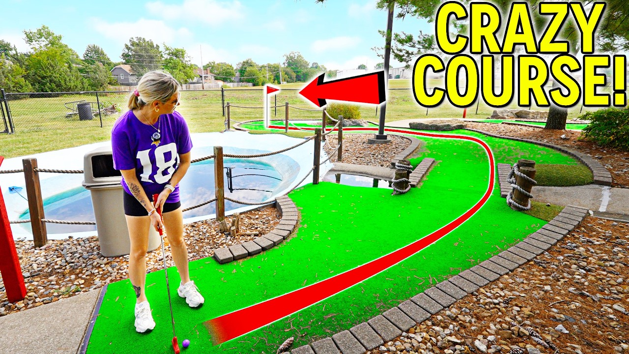 We Found the HARDEST Mini Golf Course at a Bowling Alley