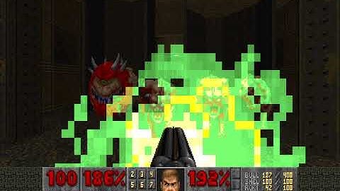 Doom II - Level 18: The Courtyard