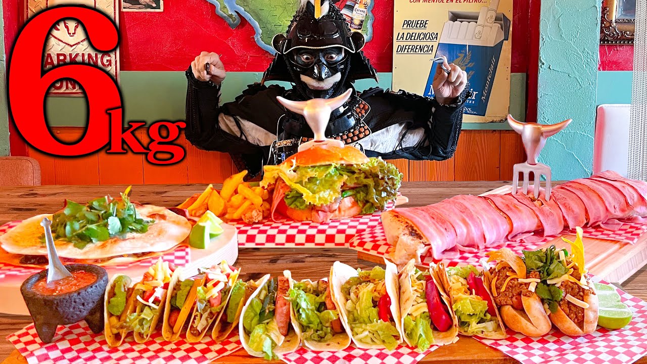 ごごち　刃牙、サムライ Big eater] Party for one person with a special large Mexican set