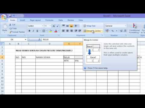 Video: Cara Membuat Jadual Di Excel