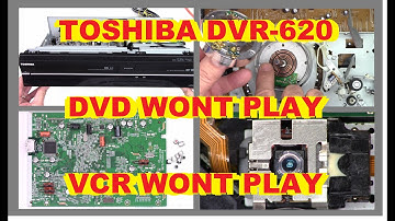 TOSHIBA DVR-620 DVD WONT PLAY-  VCR WONT PLAY-  ALL GOOD NOW - DVR620