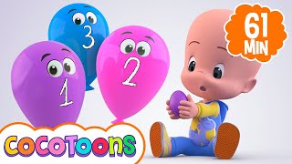 Ovos Surpresa: Aprenda números, cores e animais com os balões Cuquín |  | Cocotoons Brasil