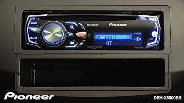 How To - DEH-X8500BS - System Settings Menu