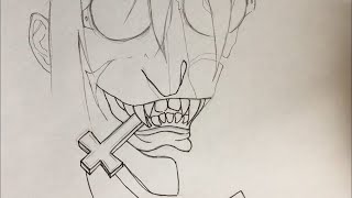 Asmr | drawing alucard part 1 no ...