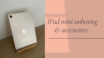 Thumbnail of ipad mini 6 unboxing STARLIGHT  AESTHETIC UNBOXING
