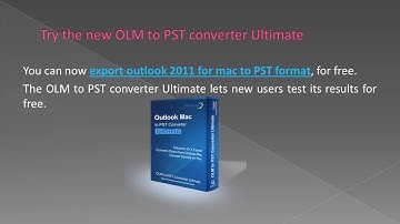 OLM to PST converter for every detail