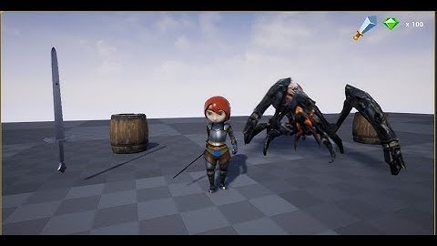 UE4 C++  - Sword Maze - Demo (Attacks and Pickups)