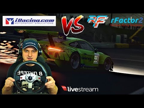 Видео: Live Stream: iRacing  VS  rFactor2 | Сравнение Двух Главных АвтоСимуляторов