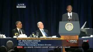 Dr. Benjamin Carson at National Prayer Breakfast - Restoring Liberty.flv