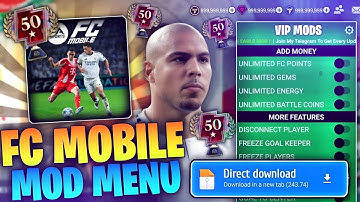 FC MOBILE VIP MOD MENU V26.1.02 ✅ Unlimited Money+Fc Points - FC Mobile Mod Menu | Fc Mobile Mod Apk