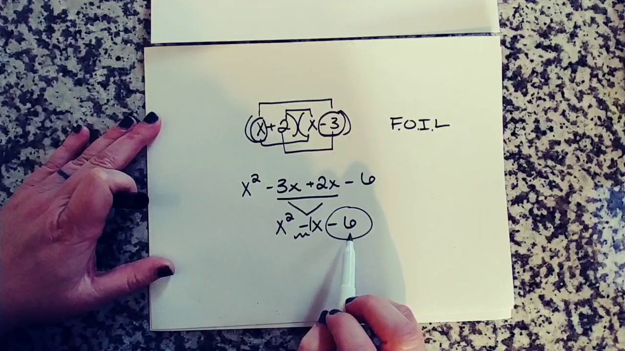 Factoring Quadratic Trinomials Where a=1 Problem 1 - YouTube
