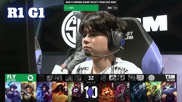 FLY vs TSM - Game 1 | Round 1 Playoffs S12 LCS Summer 2022 | FlyQuest vs TSM G1