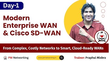 Day-1 | Cisco SD-WAN Live Batch by Praphul Mishra #cloud #sdwan #automation #networks