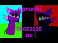 SCGE2026 sprunki oc