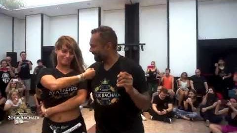 Alex and Mathilde demo at Madrid Zouk Bachata Congress 2019