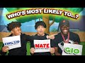 WHO’S MOST LIKELY TO...? Ft. SmoothGio & Natesougly