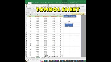Cara membuat tombol sheet di excel