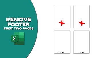 How to remove the footer from the first two pages in Google Docs