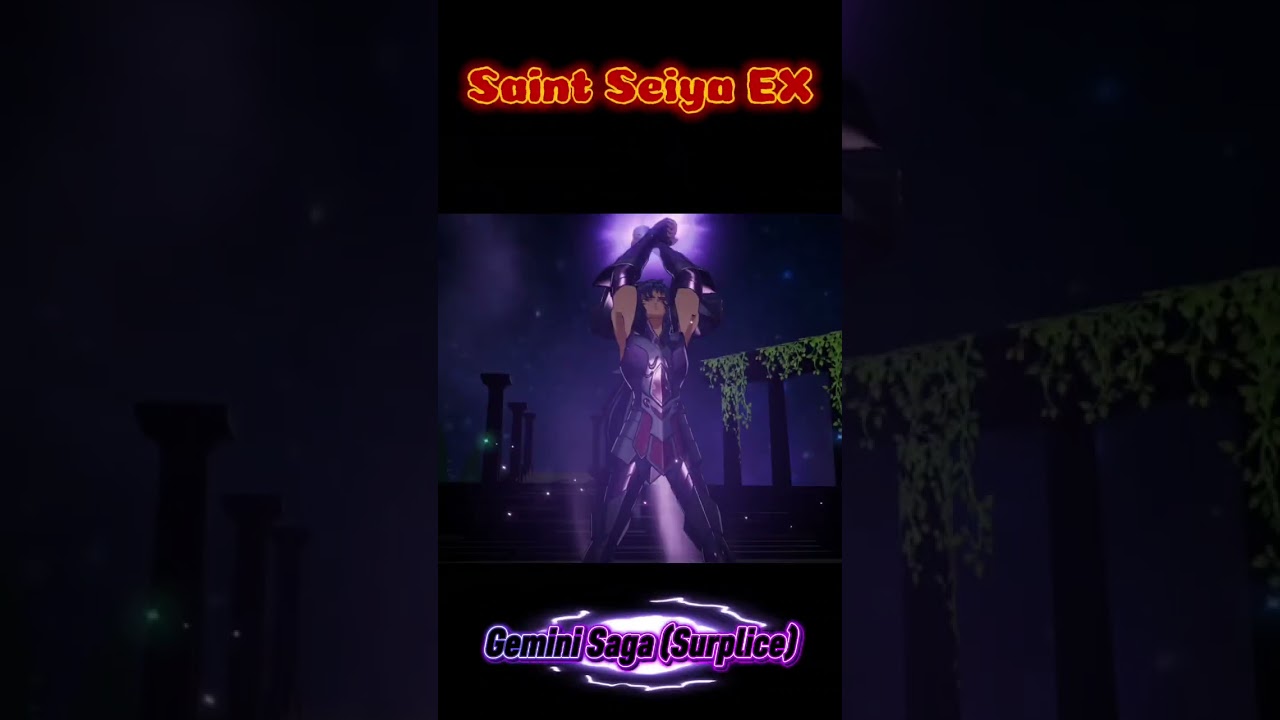 Saint Seiya EX 1Gemini Saga (Surplice) ultimate move 