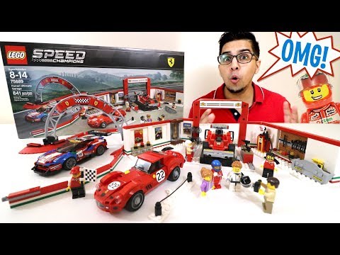 unboxing-&-lets-build!---ferrari-ultimate-garage---75889-|-speed-champions---review!
