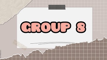 Presentation Video for Management Assignment Group 8