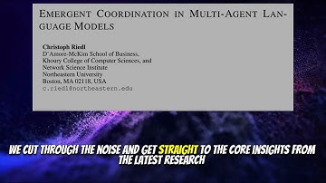 Emergent Coordination in Multi-Agent Language Models (Oct 2025)