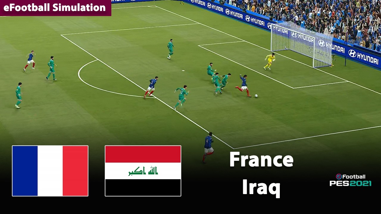 🔴France vs Iraq | World Cup 2026 | eFootball PES21 Simulation
